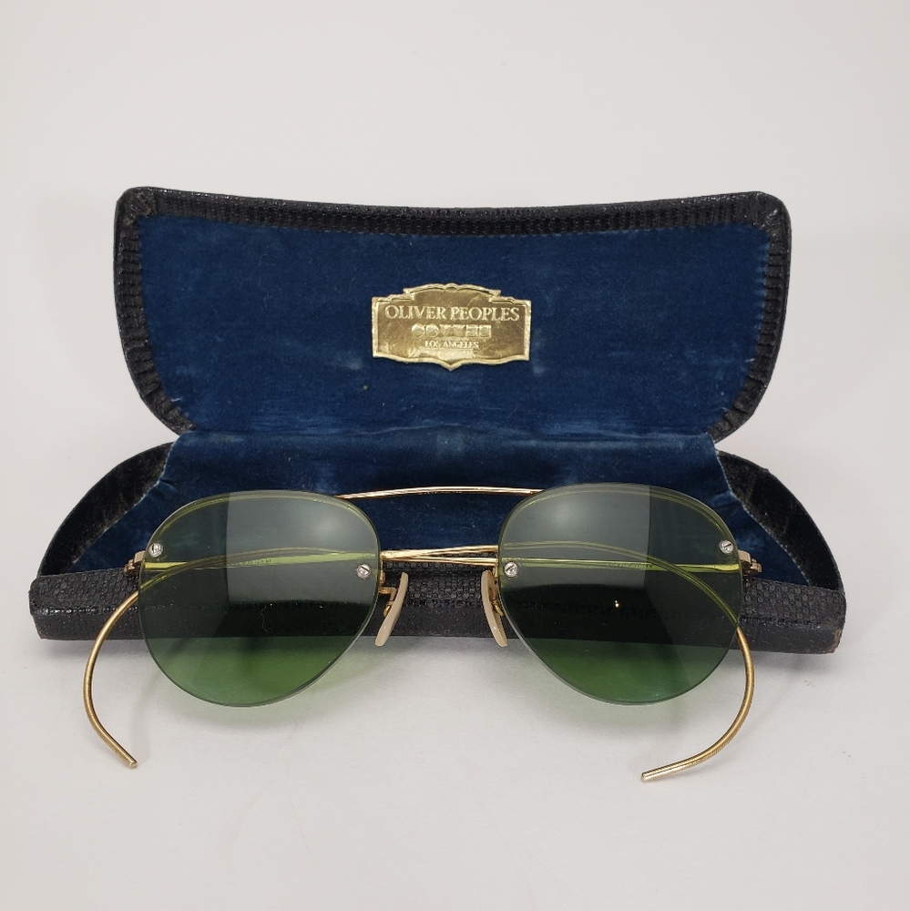 Vintage B&L Bausch & Lomb 12K Gold Filled Sunglasses Rimway Ful-Vue /w Case - Picture 1 of 11